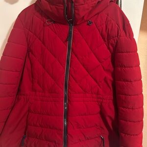 Tommy Hilfiger Red Puffer Jacket
